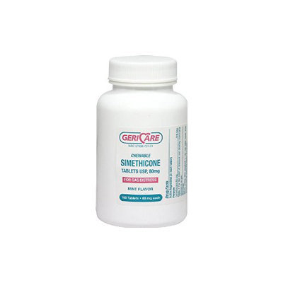 Advance Pharmacetuical Gas Relief 80mg Chew Tablets 100 100 Chewable Tablets