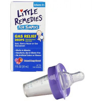 LITTLE REMEDIES® FOR TUMMYS GAS RELIEF DROPS NATURAL BERRY FLAVOR WITH PACIFIER MEDICINE DISPENSER