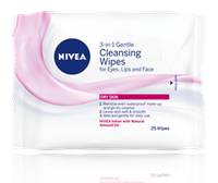 NIVEA 3-In-1 Gentle Cleansing Wipes