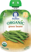 Gerber® Organic 1st Foods® Pouch - Green Beans