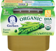 Gerber® Organic 1st Foods® Sweet Peas