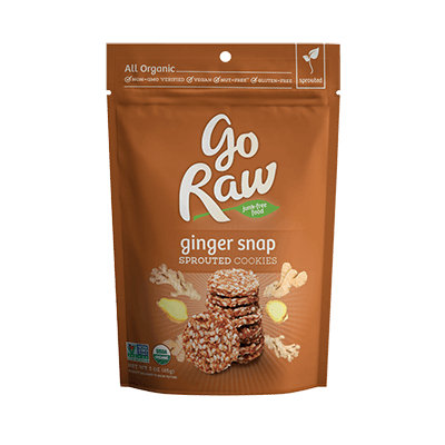 Go Raw Organic Ginger Snaps Super Cookies