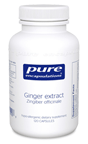 Pure Encapsulations Ginger extract (Zingiber offic) 60 vcaps