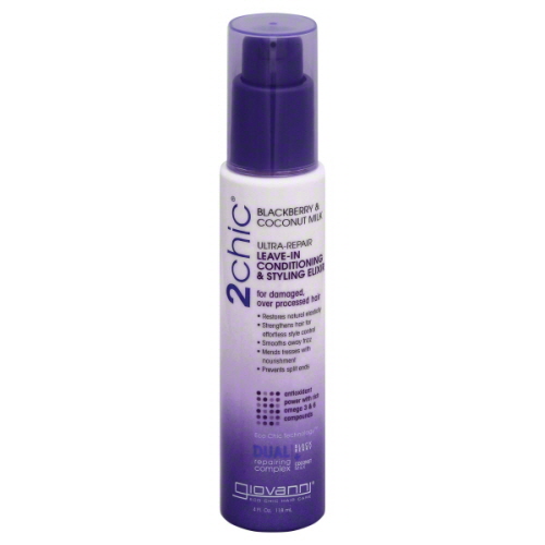 Giovanni 2Chic 4 oz Ultra-Repair Blackberry & Coconut Milk Leave-In Conditioner