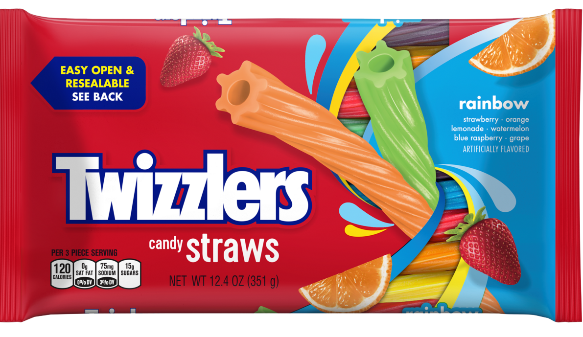 Hershey's Twizzlers Rainbow Twists Straws