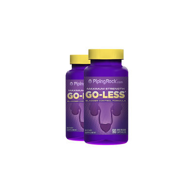 Piping Rock Go-Less Bladder Control 2 Bottles x 90 Capsules