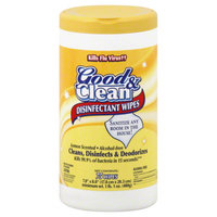Surface Cleaners: Good & Clean Wipes Lemon 75 Count