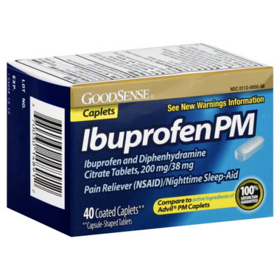 GoodSense Ibuprophen PM 200 Mg 40 Count