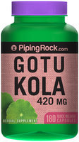 Piping Rock Gotu Kola 420mg 180 Capsules