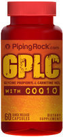 Piping Rock GPLC GlycoCarn Propionyl-L-Carnitine HCl with CoQ10 60 Capsules