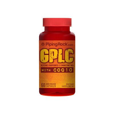 Piping Rock GPLC GlycoCarn Propionyl-L-Carnitine HCl with CoQ10 60 Capsules