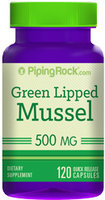 Piping Rock Green Lipped Mussel 500 mg 2 Bottles x 60 Capsules