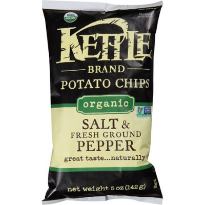 Kettle Brand® Salt & Fresh Ground Pepper Organic Potato Chips