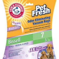 ARM & HAMMER™ Premium Filtration Pet Fresh Odor Eliminating Vacuum Bags, Bissell 7 Pet Fresh