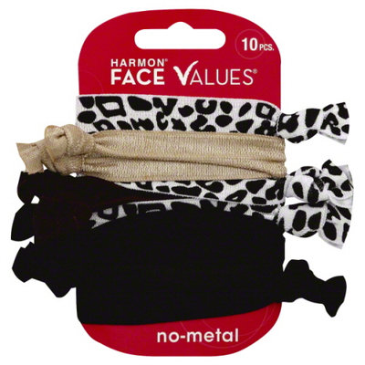 Harmon Face Values 10-Pack Elastic Knotie in Animal