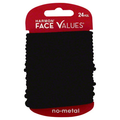 Harmon Face Values 24-Pack Elastic in Black