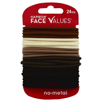 Harmon Face Values 24-Pack Elastic in Natural
