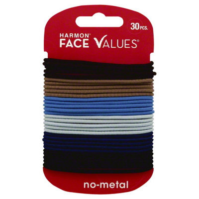Harmon Face Values 30-Pack Thin Elastic in Denim