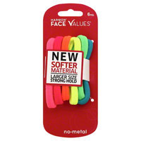 Harmon Face Values 6-Pack Long Elastic in Neon Nylon