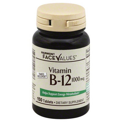 Harmon Face Values: Harmon Face Values B-12 Timed Release 1000 Mg 150 Count