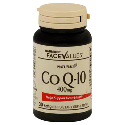 Harmon Face Values: Harmon Face Values Co Q-10 400 Mg 30 Softgels