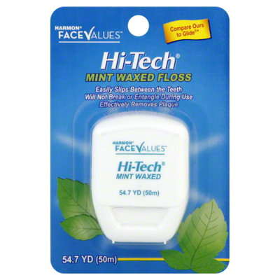 Harmon Face Values: Harmon Face Values Hi Tech Dental Floss Mint 54.7 Yards