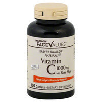 Harmon Face Values: Harmon Face Values Natural Rose Hips Sustained Release 1000 Mg 100 Tablets