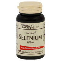 Harmon Face Values: Harmon Face Values Natural Selenium 200mcg 100 Tablets
