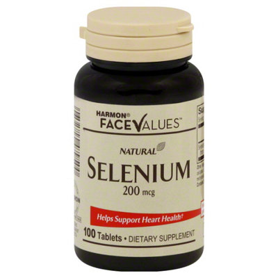 Harmon Face Values: Harmon Face Values Natural Selenium 200mcg 100 Tablets