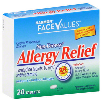 Harmon Face Values: Harmon Face Values Non Drowsy Allergy Relief