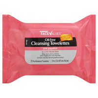 Harmon Face Values Oil Free Cleansing Towelettes Pink 25 count