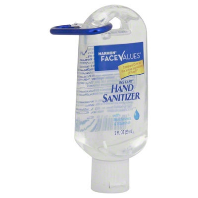Harmon Face Values Sanitizer With Clip 2 oz