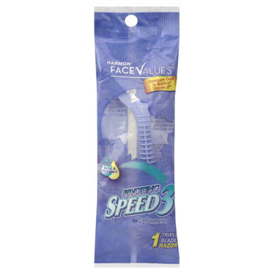 Harmon Face Values Speed 3 Disposable Razor 1 Count