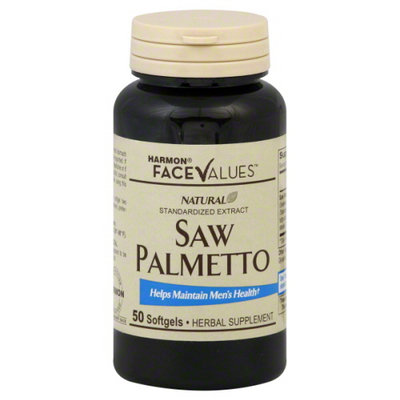Harmon Face Values: Harmon Face Values Standard Saw Palmetto 50 Capsules