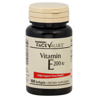 Harmon Face Values: Harmon Face Values Vitamin E 200 IU 100 Softgels