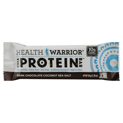 Health Warrior - Chia Protein Bar Dark Chocolate Coconut Sea Salt - 1.76 oz.