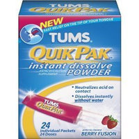 Tums Quikpak Instant Dissolve Powder Berry Fusion