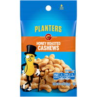 Planters Honey Roasted Cashews Bag