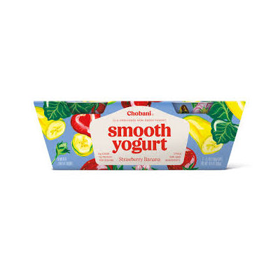 Chobani® Strawberry Banana Smooth Low-Fat Classic Yogurt
