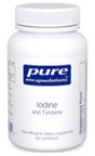 Pure Encapsulations Iodine and Tyrosine 60 vcaps