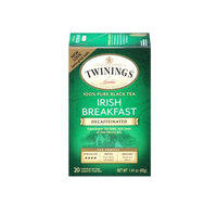 TWININGS® OF London Decaffeinated Irish Breakfast Tea Bags