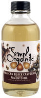 Simply Organic Jamaican Black Castor Oil with Organic Pimento Oil 4 fl oz