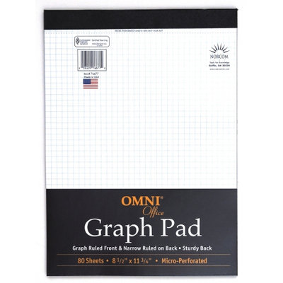 Norcom Inc 76677-8 Premium Graph Planning Pad
