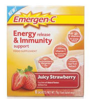 Emergen-C Energy Release & Immunity Support Juicy Strawberry