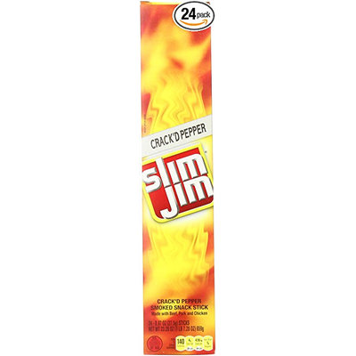 Slim Jim Giant Meat Cracked Pepper Stick