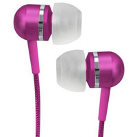 Coby CVEM79PNK High Performance Isolation Stereo Earphones, Pink