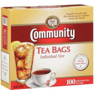 Community Coffee Community Tea Bags - Individual Sized - 100ct Box