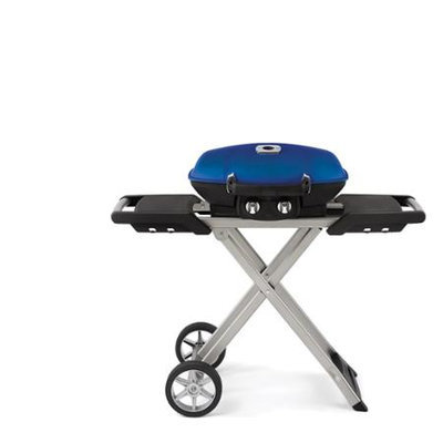 Wolf Steel Usa Inc Napoleon TravelQ 285 Portable Propane Grill with Scissor Cart
