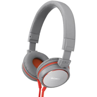 Sony MDR-ZX600 On-Ear Studio Headphones - Gray