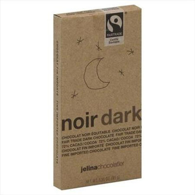 Jelina Chocolatier 3.35 oz. Dark Chocolate Bar Case Of 8